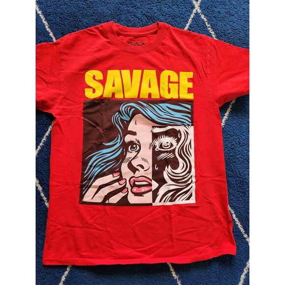 Savage Pop Art Shirt-M - Picture 1 of 2